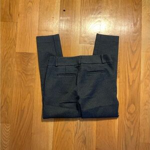 LOFT navy blue polka dot pants